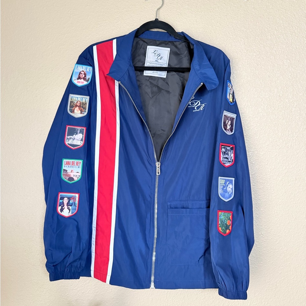 Rare Lana Del Rey racer jacket with album patches